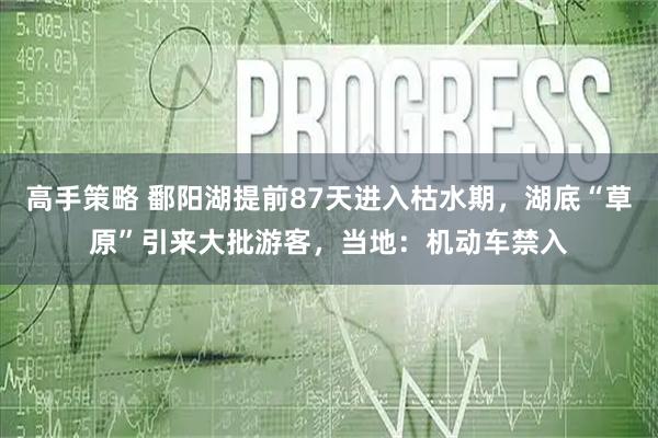 高手策略 鄱阳湖提前87天进入枯水期，湖底“草原”引来大批游客，当地：机动车禁入
